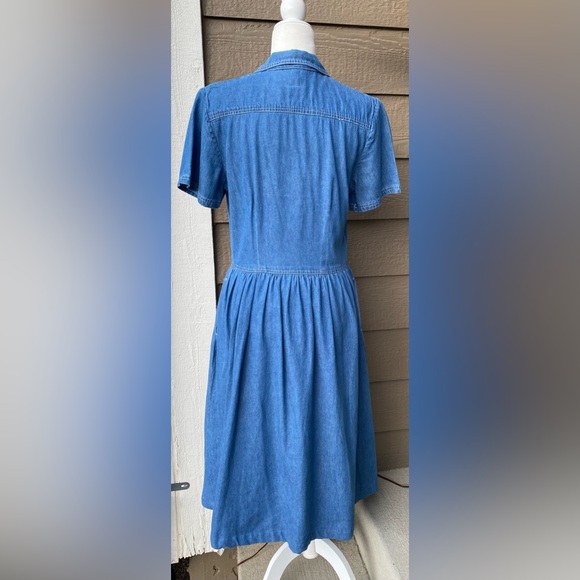 Studio Wear Vintage Denim A-line Women’s Dress, size M - Picture 4 of 11